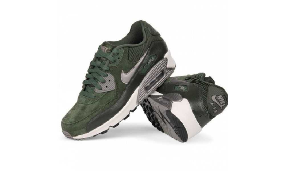 Nike air max 90 green clearance grey